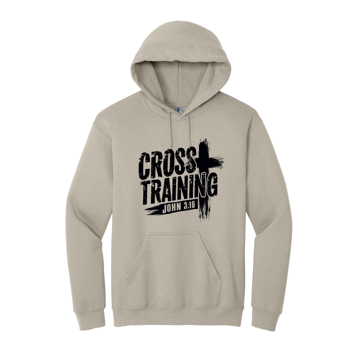 Cross Training Christian Hoodie - Sand