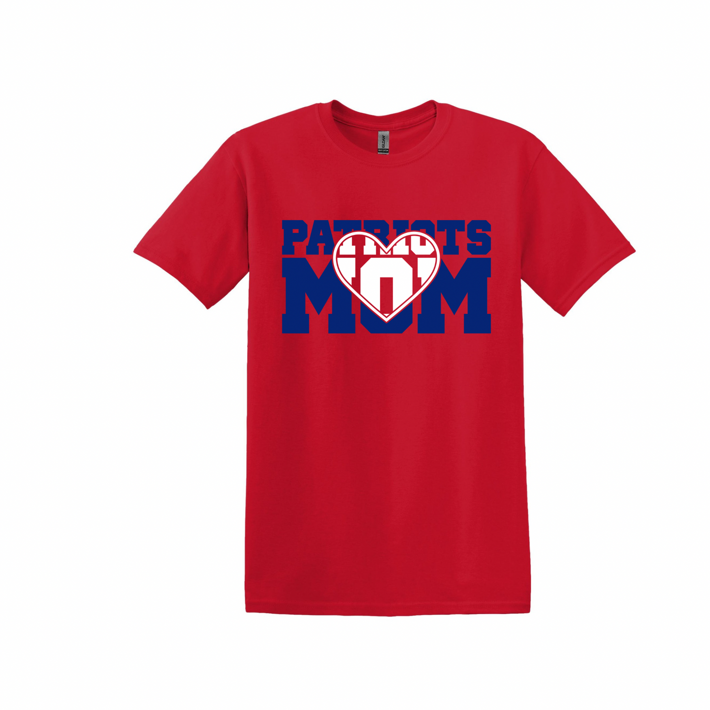 Patriots Mom Shirt - Red