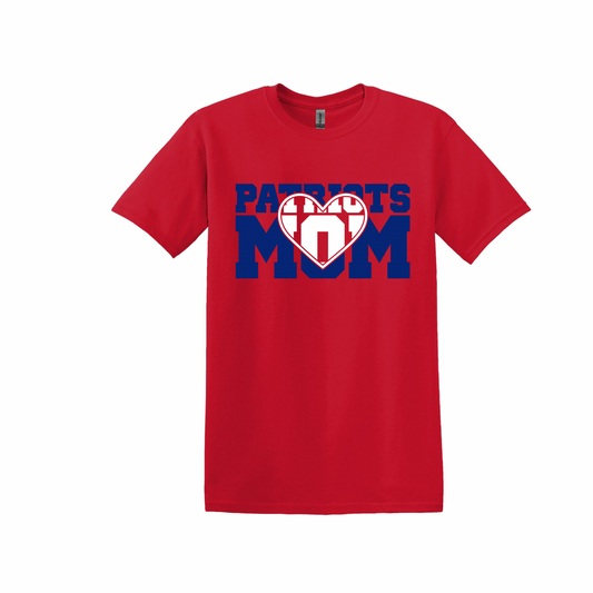 Patriots Mom Shirt - Red